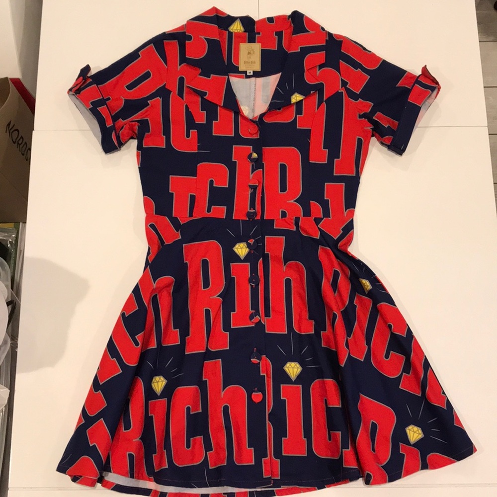 Joy Rich x Richy Rich Printed Dress 100% Cotton